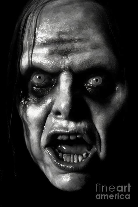 Horror Face Photograph By D L Fine Art America