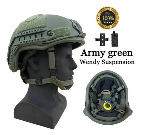 Casco Tactico Balistico Militar Kevlar Nivel Nij Iiia Wendy Cuotas