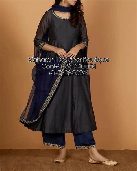 Cotton Silk Palazzo Suits Maharani Designer Boutique