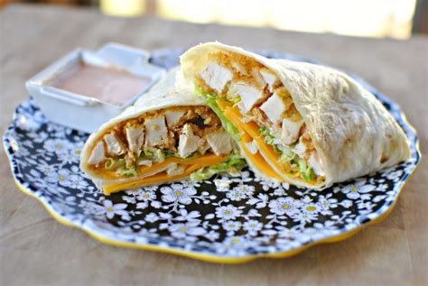 chicken tortilla wraps baked