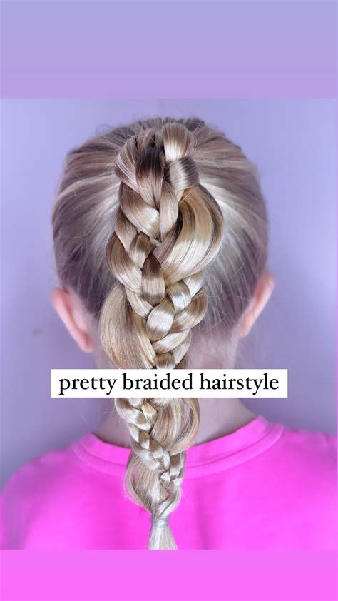 Cute Braided Ponytail Stylish Life For Moms