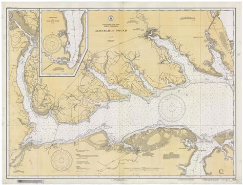 Albemarle Sound Map - 1933 – HullSpeed Designs