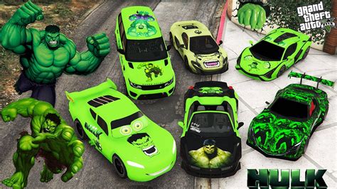 Gta Stealing Hulk Modified Car S With Franklin Real Life Cars