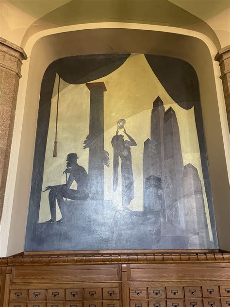 Aaron Douglas Murals, 1930 Cravath Hall, Fisk University, Nashville