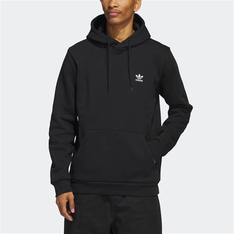 Adidas Trefoil Essentials Hoodie Black Ia4898 Chicago City Sports