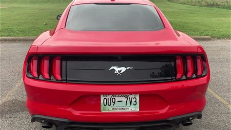 Ecoboost Mustang Exhaust Stock Vs Flowmaster Outlaw Axle Back