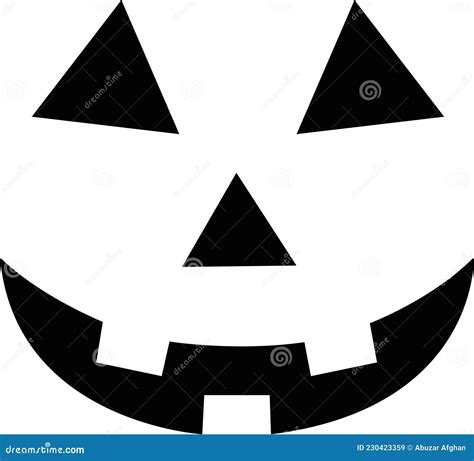 Halloween Clip Art With Simple Easy Smiling Carved Pumpkin Or Jack O