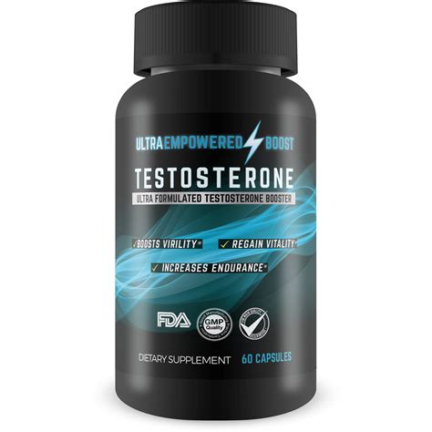 Ultra Empowered Boost Testosterone Booster For Men Powerful Fast Acting And Natural Formula