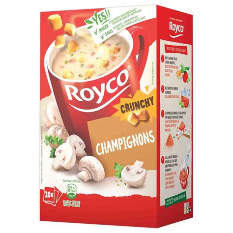 Boite De Sachets De Soupe Royco Royco Champignons Soupes