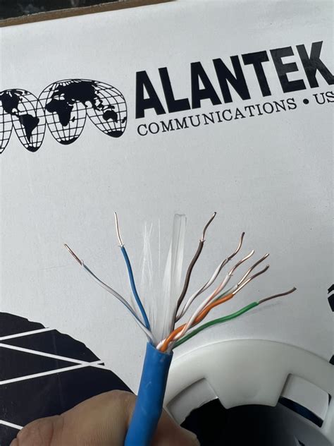 Cáp mạng Alantek Cat6 UTP 23AWG 4 pair TIA EIA 568B 301 6008LG 03BU