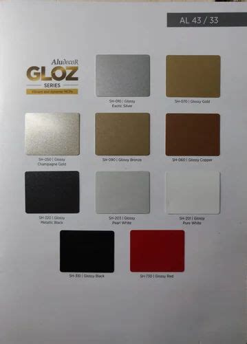 Designer Glossy Series Aludecor Aluminium Composite Panel Acp