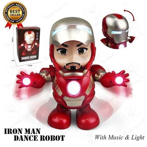 Jual Harga Spesial Viral Gila Tcj Buka Topeng Figur Iron Man Merah