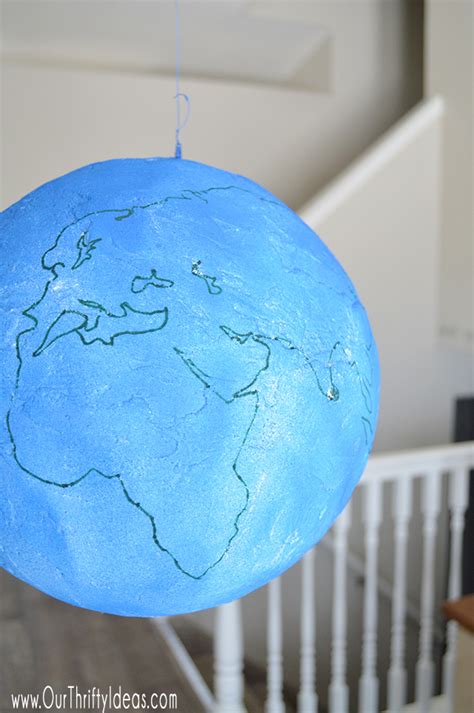 Kids Diy Globe Our Thrifty Ideas