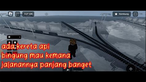 Roblox Kereta Api Roblox Ayah Balapan Lari Dengan Kereta Api Mini Rel