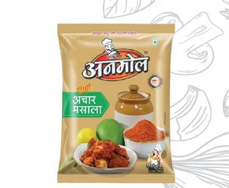 Anmol Achar Masala Packaging Type Packet Packaging Size G At