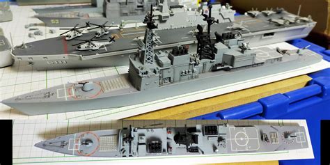 1700 Spruance Class Destroyer Fujimi Kit This Is A Fictionalized