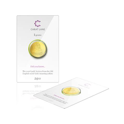 Buy 1g, 24Kt Lakshmi Gold Coin Online | CaratLane