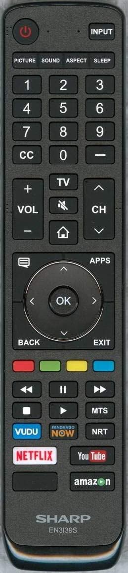 Sharp EN3I39S Original OEM Smart TV Remote Control For LCD LED 4K Ultra