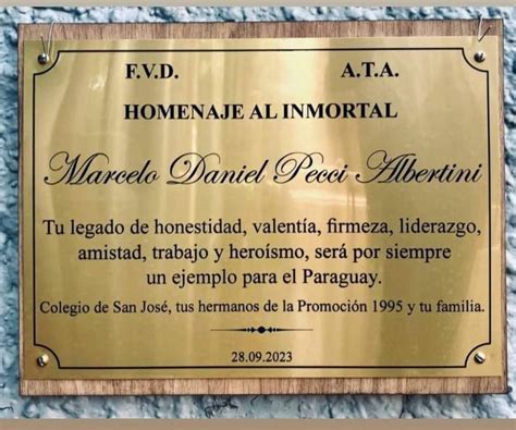 Placa De Premio P Stumo