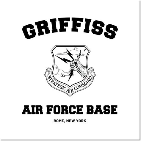 an air force logo with the words griffss written in black on white paper