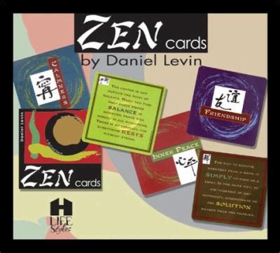 Zen Cards Book By Daniel Levin 9781561708048