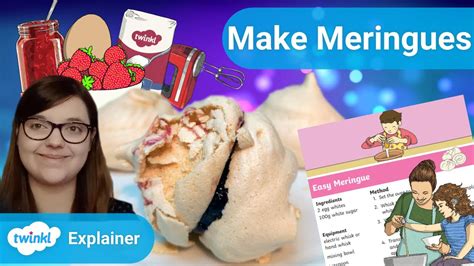 Twinkl Recipes How To Make Meringues Youtube