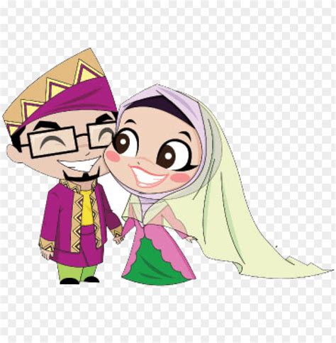 Detail Kartun Pengantin Muslimah Png Koleksi Nomer 38