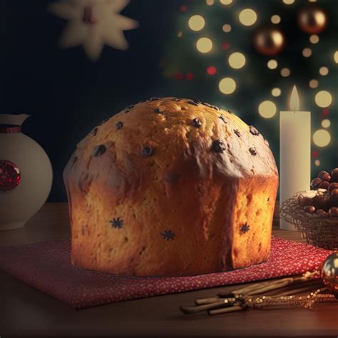 Premium Photo Panettone Is The Traditional Italian Dessert For Christmas