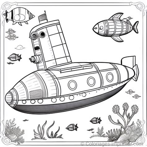 Coloriages De Sous Marins Coloriages Imprimer