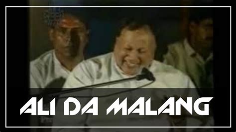 Nusrat Fateh Ali Khan Ali Da Malang Rare Youtube