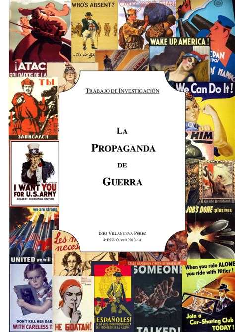 Pdf War Propaganda La Propaganda De Guerra Spanish Research