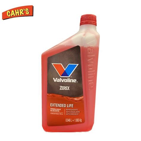 Liquido Refrigerante Rojo 1 Lt Valvoline Cahr S