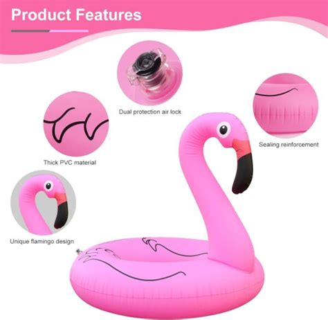 Flyfreeu Inflatable Flamingo Pool Float Review Dock Floating Water Mats