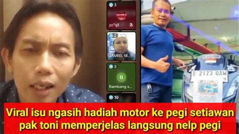 Pak Toni Pengacara Pegi Memperjelas Isu Hadiah Motor Untuk Pegi