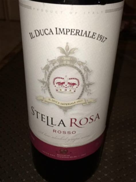 Stefano Belbo Il Duca Imperiale 1917 Stella Rosa Rosso 2008 Wine Info