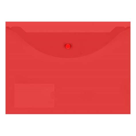 Пластиковый конверт INFORMAT А4, на кнопке, с карманом, прозрачный 150 ...