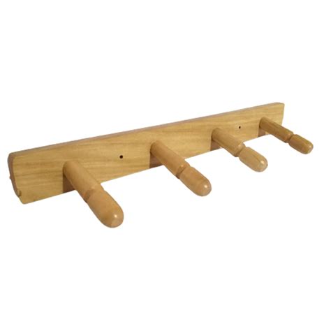 Ripley PERCHERO DE PARED HORIZONTAL MADERA PINO NATURAL