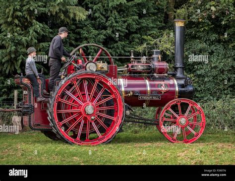 Vintage Steam Traction Locomotive Stock Photo Alamy