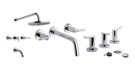 Juego Griferia Fv Libby Ducha Lavatorio Pared Bidet Cromo