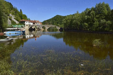 Montenegro Crna Gora Bridge At Rijeka Crnojevica Skadar Lake