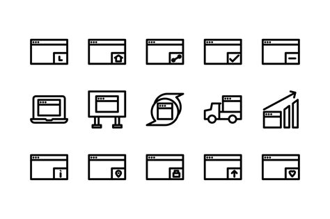 Windows Black and White Line Icon Graphic by glyph.faisalovers ...