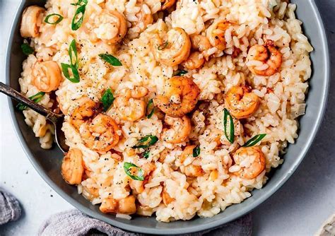 Receita de Risoto de Camarão Cremoso Queijo e Requeijão Simples