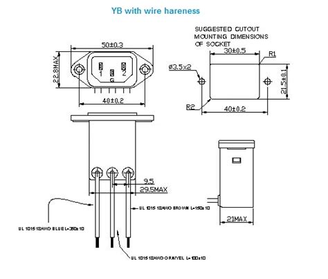 Power Entry Module Ac Socket Emi Filterac Power Entry Modules Buy General Purpose Filter With