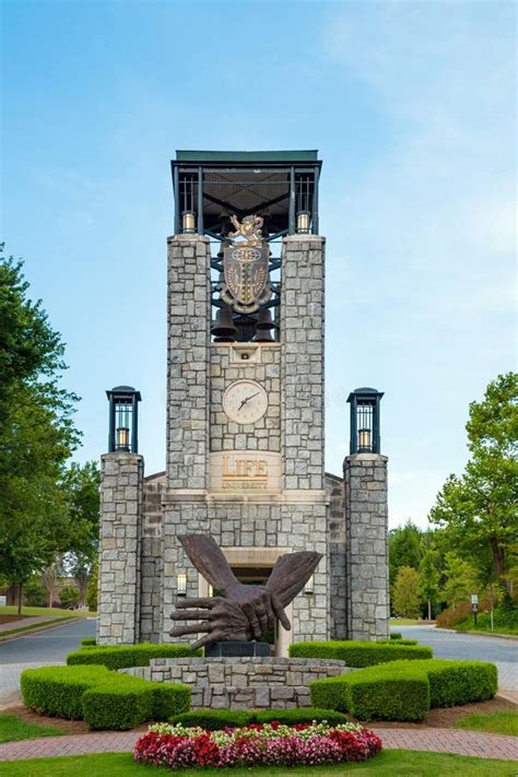 Entrance To Life University In Marietta Ga Editorial Stock Image