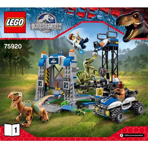 LEGO Raptor Escape Set 75920 Instructions Set Brick Owl LEGO