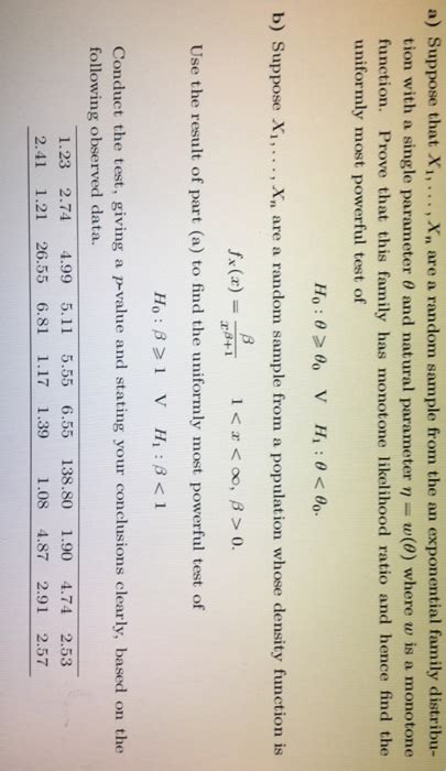 Solved A Suppose That X Xn Are A Random Sample From Chegg