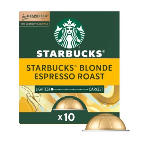 Starbucks® Blonde Espresso Roast Nespresso Vertuo Coffee pods, 10 ct - Kroger