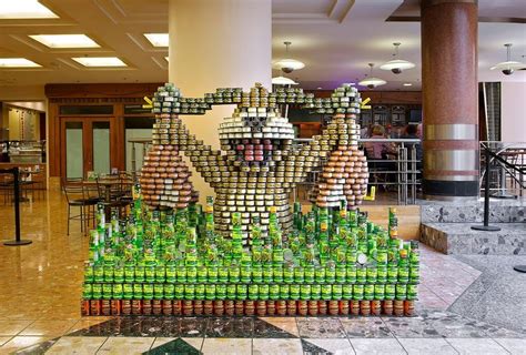 Simply Creative Canned Food Sculptures Of Canstruction