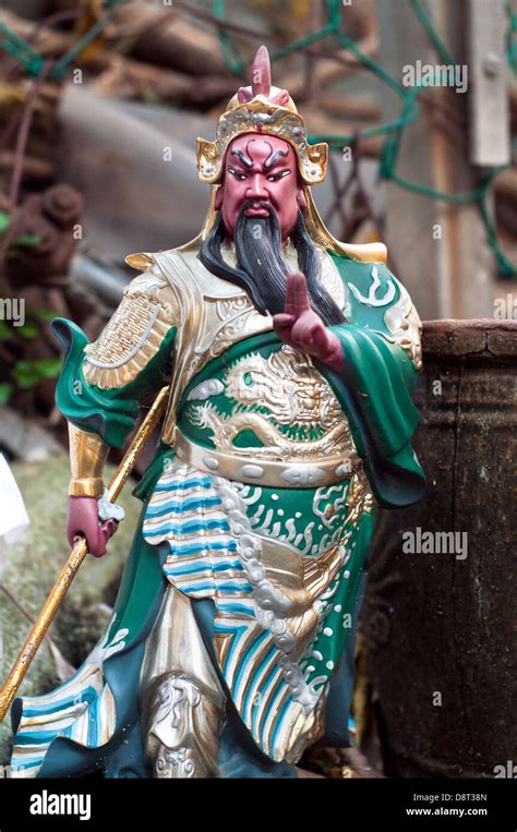 Guan Yu Statue Hong Kong Stock Photo Alamy