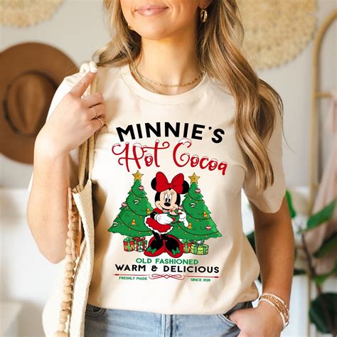 Minnie S Hot Cocoa Shirt Disney Minnie Christmas Shirt Christmas Shirt Hot Chocolate Minnie